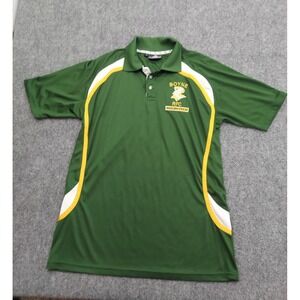 Boyne RFC Polo Shirt Mens Large Green Rugby RUGBYTECH Short Sleeve Embroidered